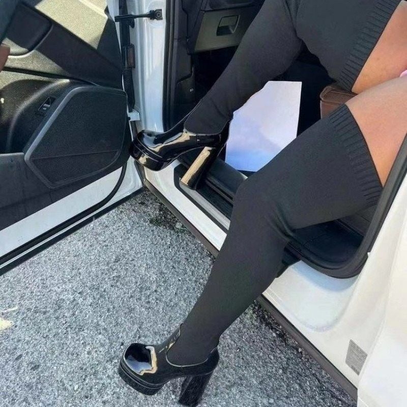 Knee High Sock Women - Women Boots Platform Over The Knee