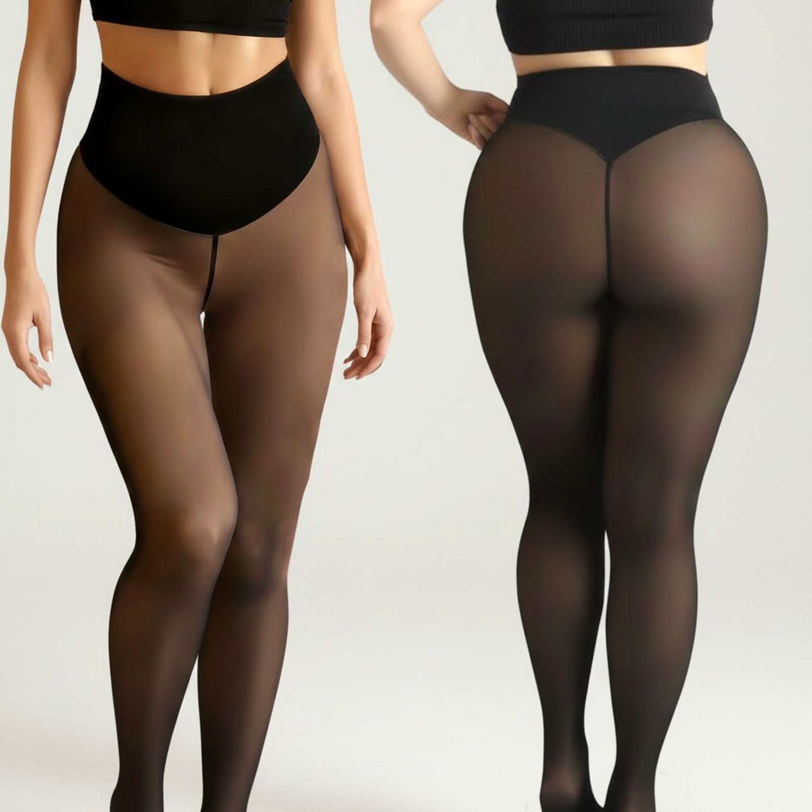 One Seam Fleece Lined Tights S - Tights Pantyhose Sheer のレビューと価格