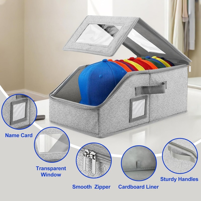 Foldable Zipper Baseball Cap S - Sock Organizer Tray のレビューと価格
