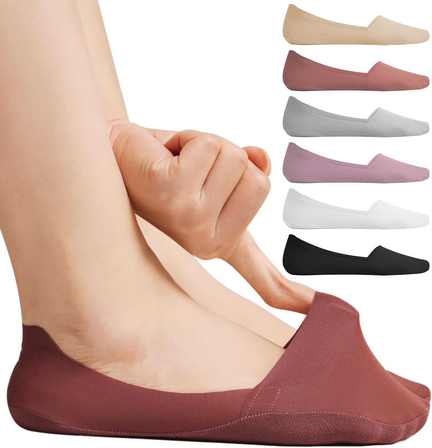 No Show Socks for Women, Non S - Invisibility Sock Loafer のレビューと価格