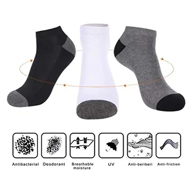 2026 Men's Color Block Boat So - Ankle Sock Low Cut のレビューと価格