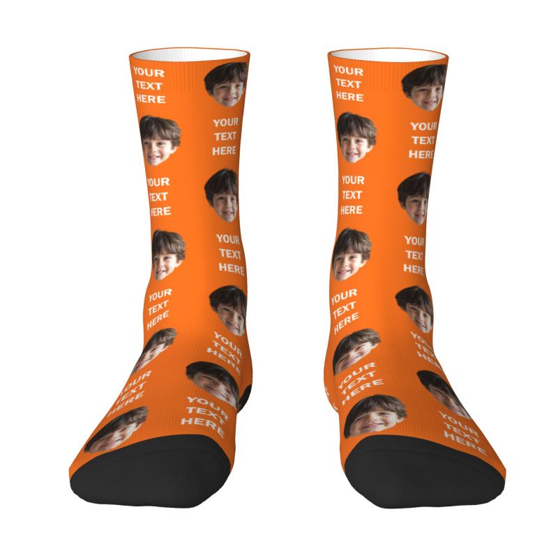 Personalized Photo Text Custom - Dress Sock Men のレビューと価格