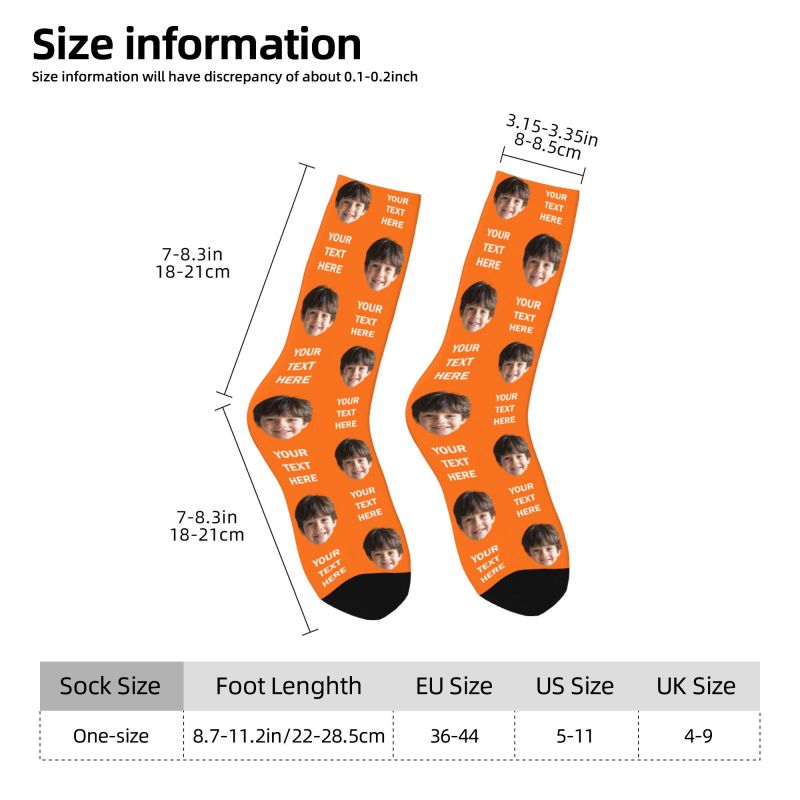 Personalized Photo Text Custom - Dress Sock Men のレビューと価格