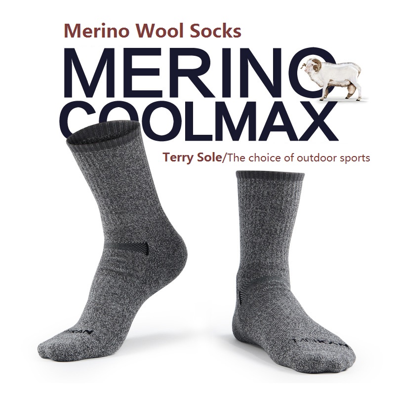 MEIKAN Men Merino Wool Socks C - Wool Hiking Sock のレビューと価格