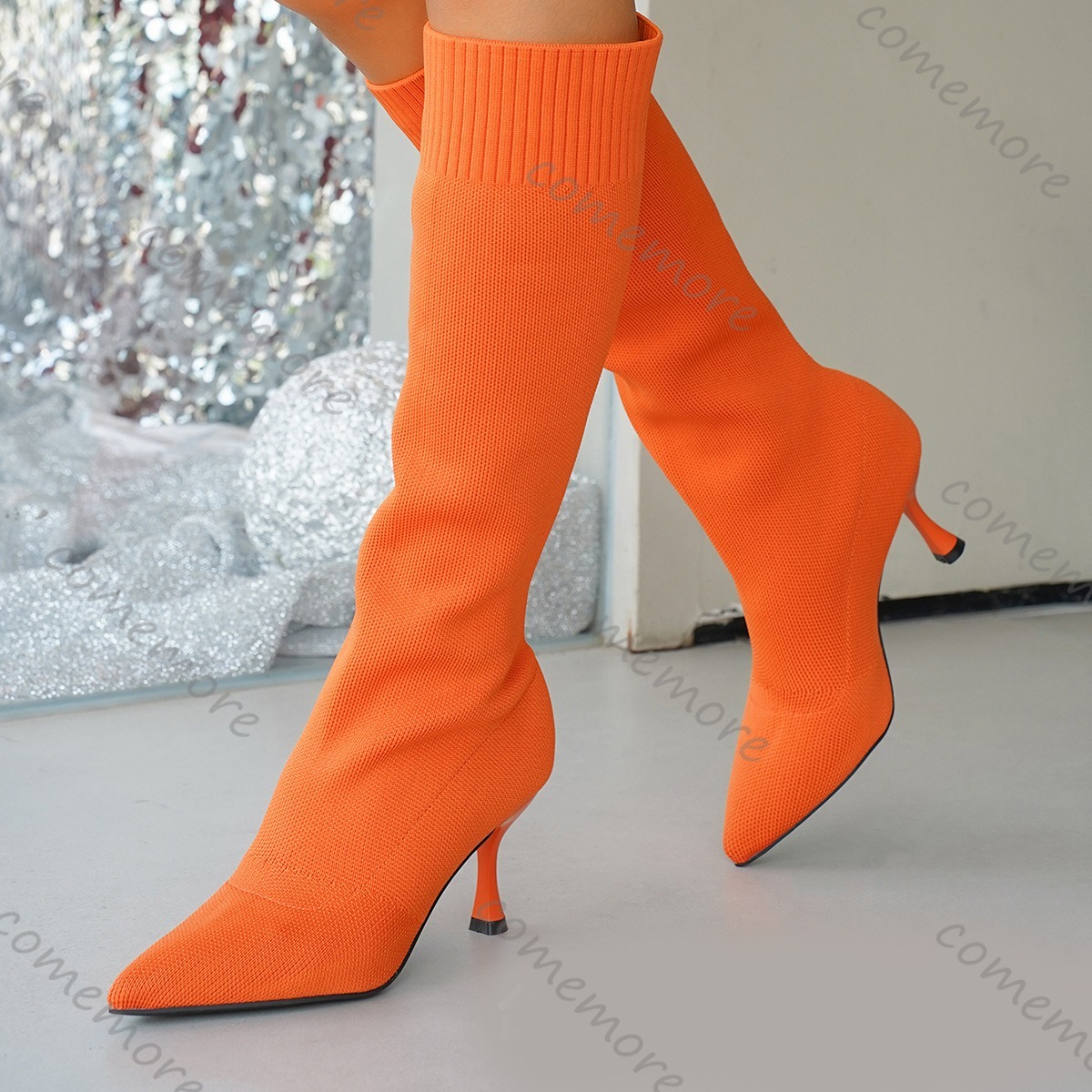 Comemore Women's 2026 Spring A - Knee High Sock Women のレビューと価格