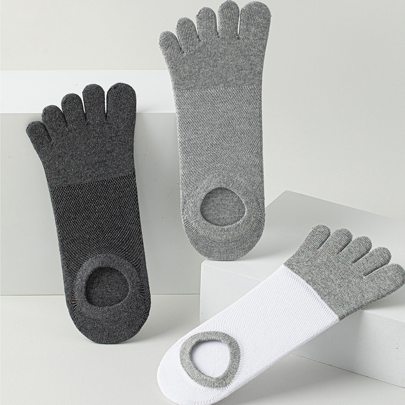 5 Pairs Men's No Show Toe Sock - Toe Sock Split のレビューと価格