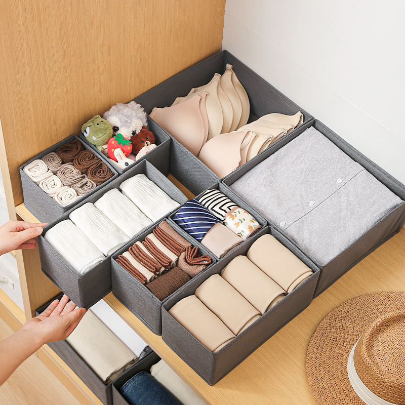 Drawer Organizer Non-woven Fab - Sock Organizer Tray のレビューと価格
