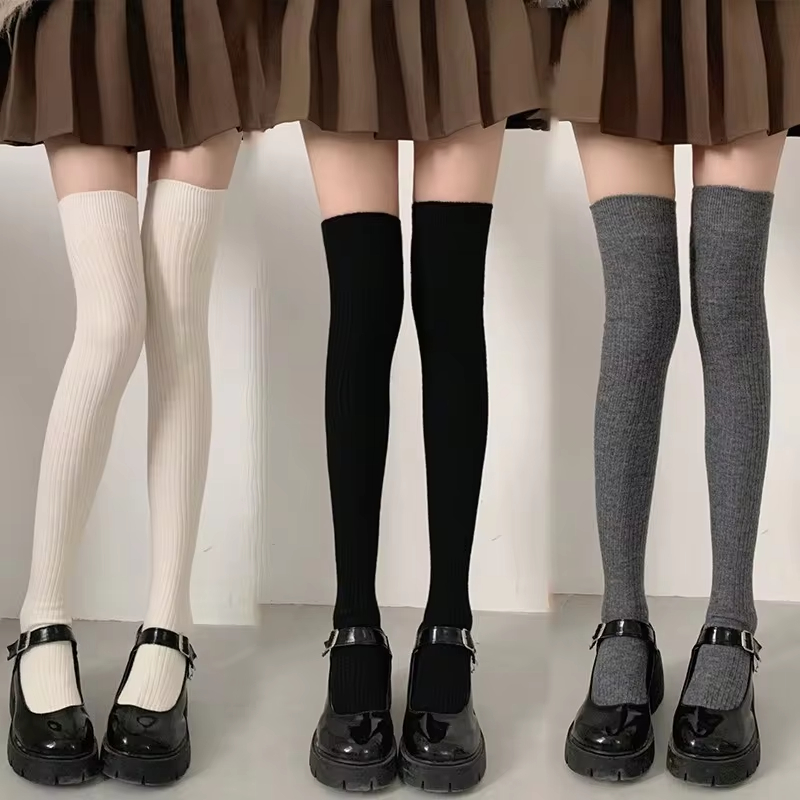 Autumn Winter Women's Stocking - Knee High Sock Women のレビューと価格