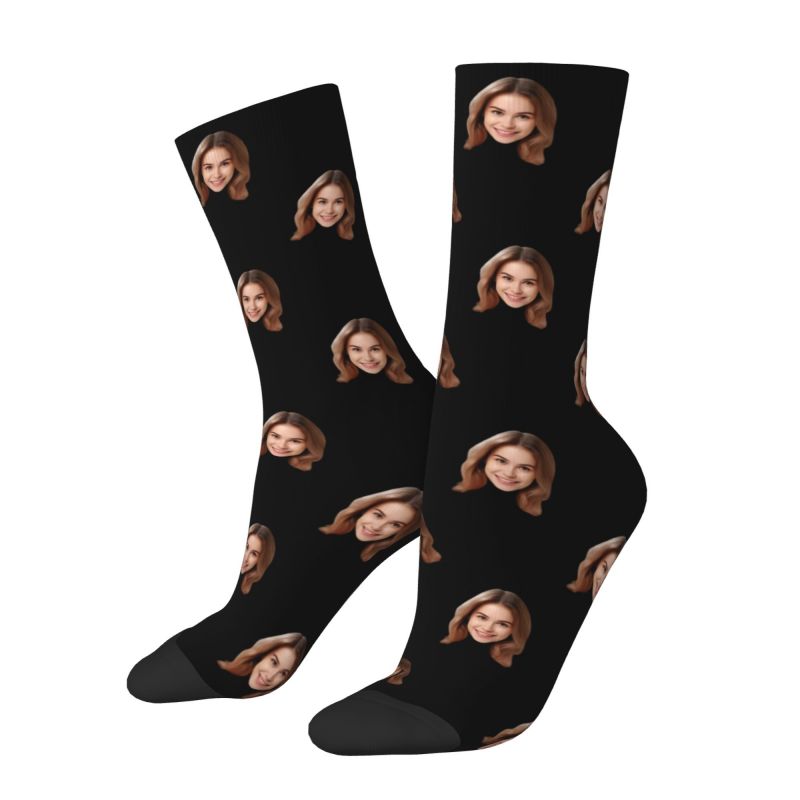 Personalized Custom Face Photo - Dress Sock Men のレビューと価格