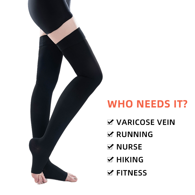 1Pair Thigh High Open Toe Medi - Compression Sock Medical のレビューと価格