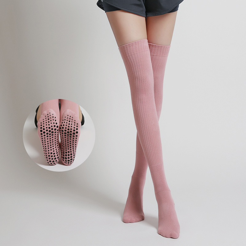 Women Non-slip Yoga Socks Long - Grip Sock Yoga のレビューと価格