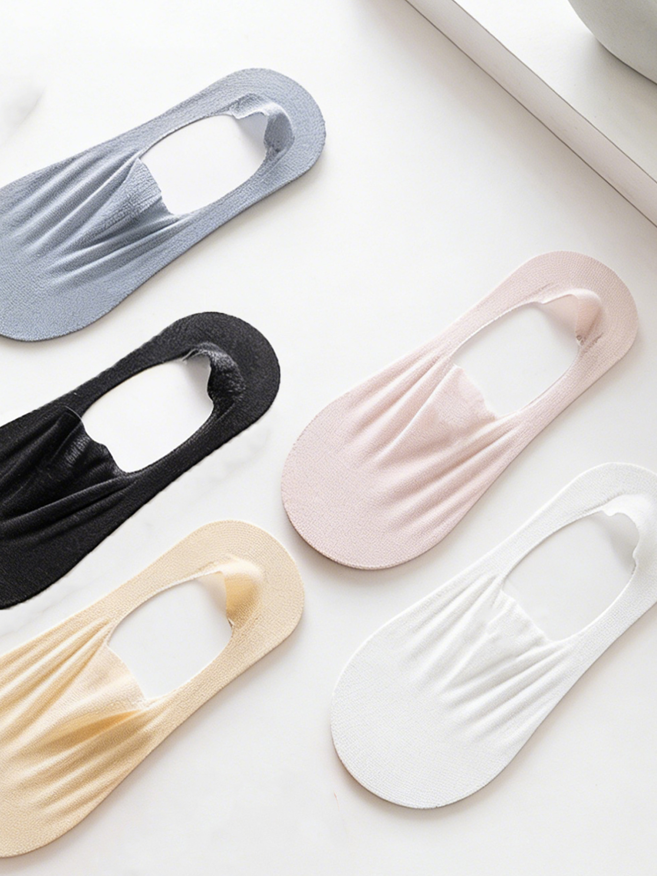 Women's Ice Silk Invisible No- - Invisibility Sock Loafer のレビューと価格