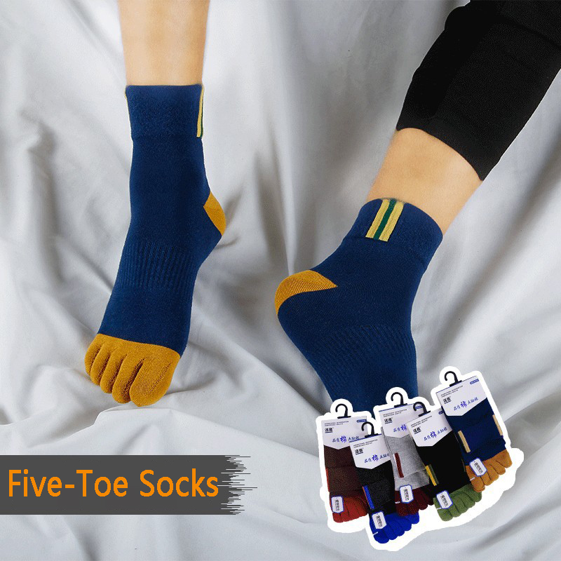 5 Pair Men's Casual Five-Toe C - Toe Sock Split のレビューと価格
