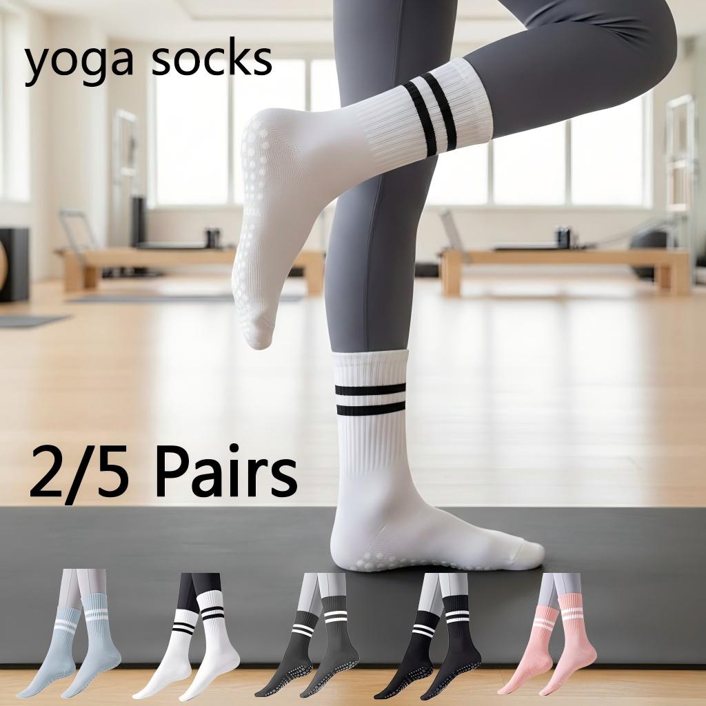 Women Non Slip Yoga Socks, Gri - No Show Sock Women のレビューと価格