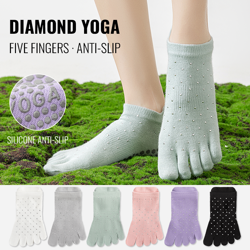 MiiOW Non-Slip Grip Pilates So - Grip Sock Yoga のレビューと価格