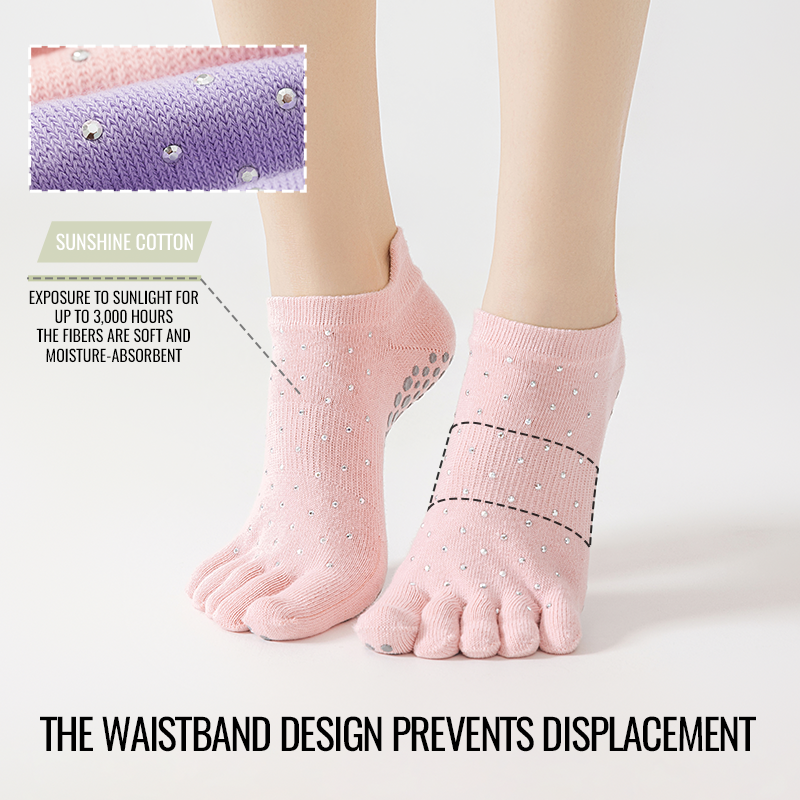 MiiOW Non-Slip Grip Pilates So - Grip Sock Yoga のレビューと価格
