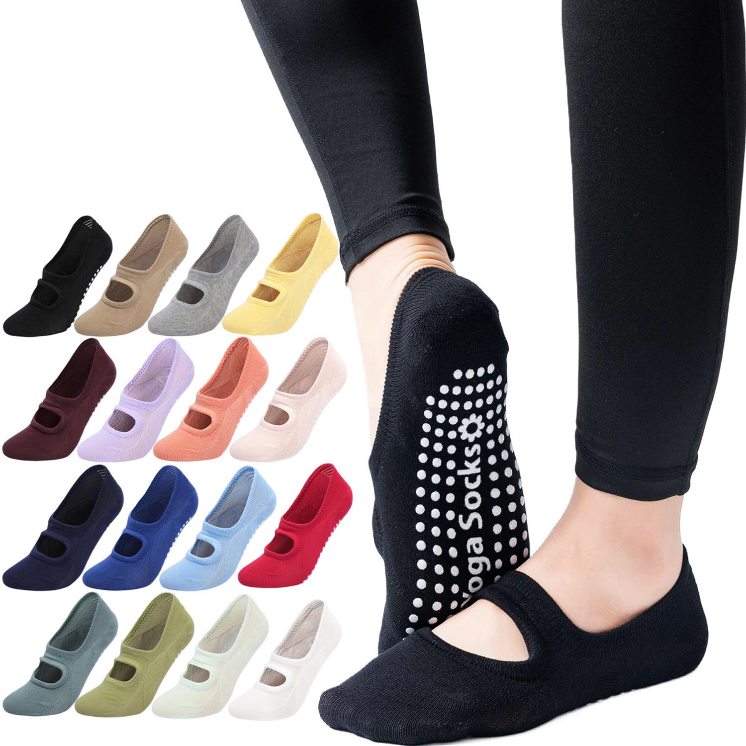 High Quality Women Yoga Socks  - Grip Sock Yoga のレビューと価格
