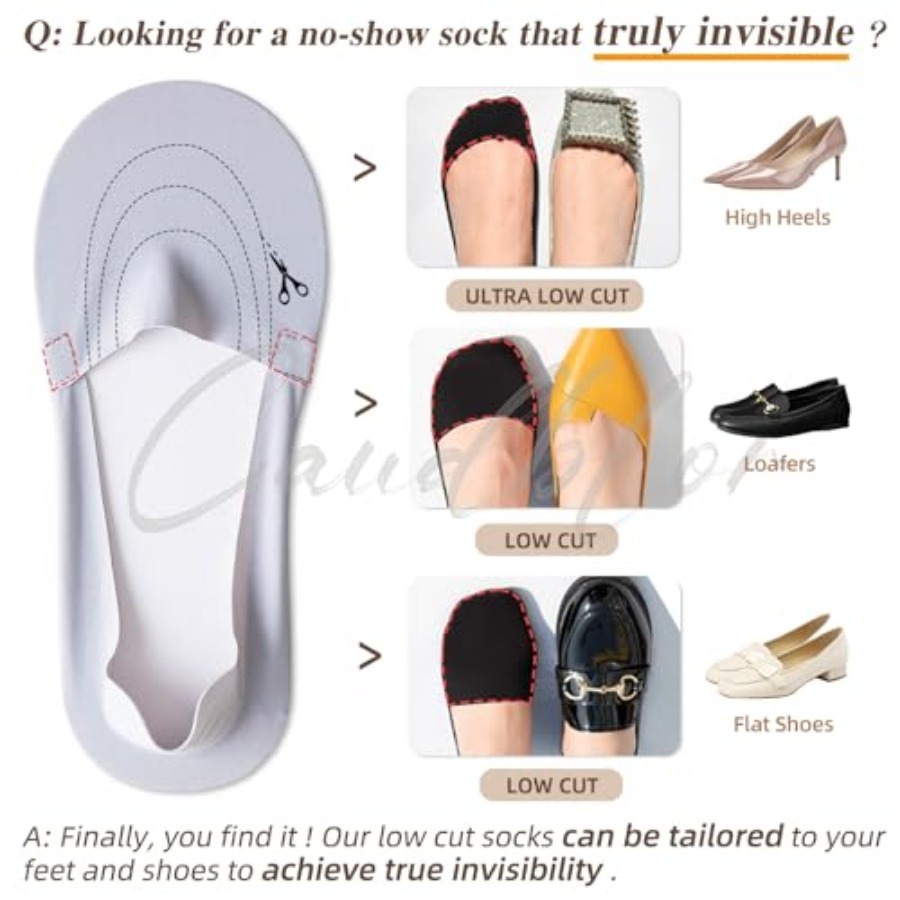 Caudblor Thin No Show Socks Wo - Invisibility Sock Loafer のレビューと価格