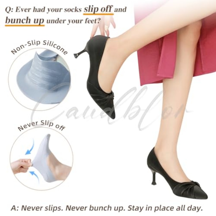 Caudblor Thin No Show Socks Wo - Invisibility Sock Loafer のレビューと価格