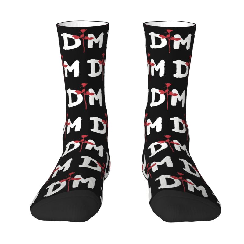 Custom Depeche Mode Mens Crew  - Dress Sock Men のレビューと価格