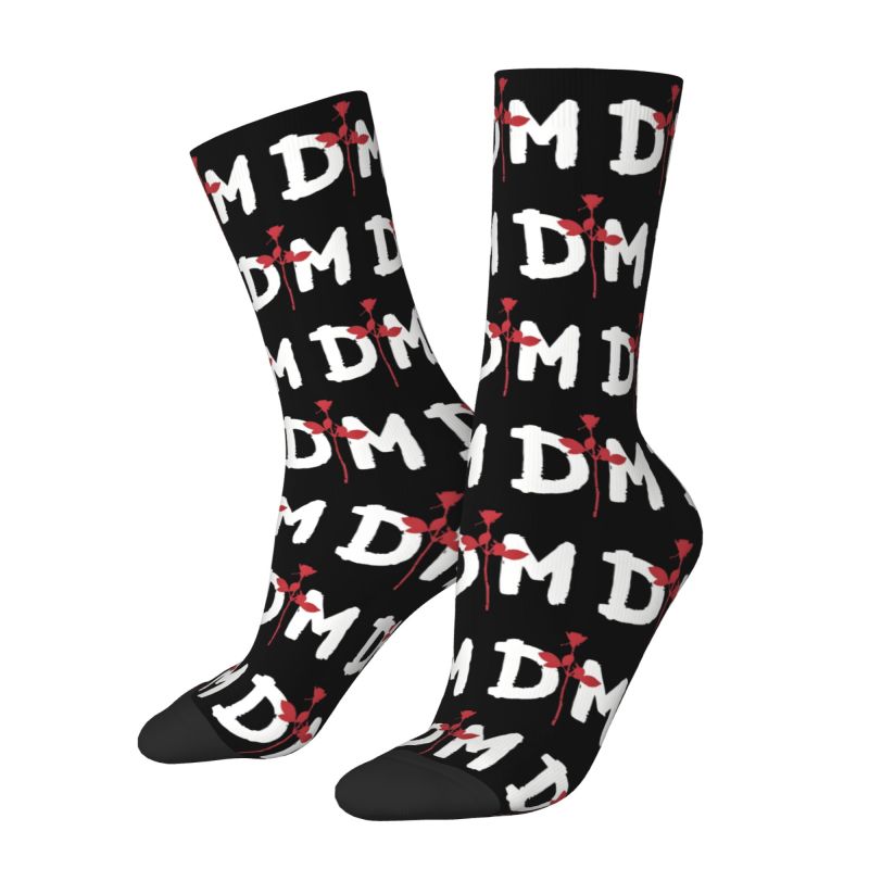 Custom Depeche Mode Mens Crew  - Dress Sock Men のレビューと価格