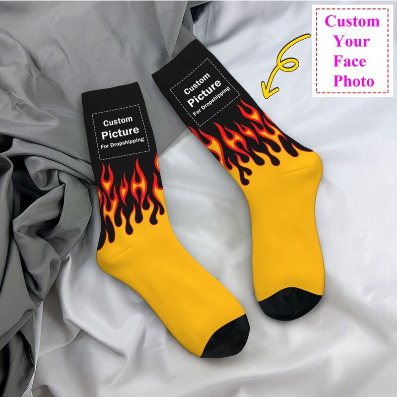Personalized Custom Photo Logo - Dress Sock Men のレビューと価格