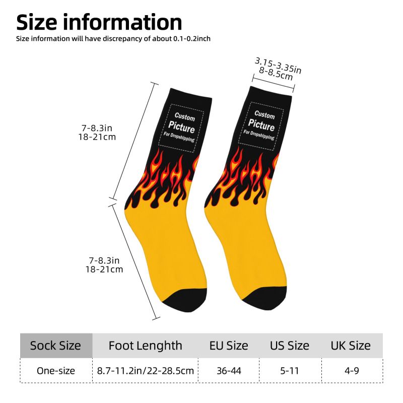 Personalized Custom Photo Logo - Dress Sock Men のレビューと価格