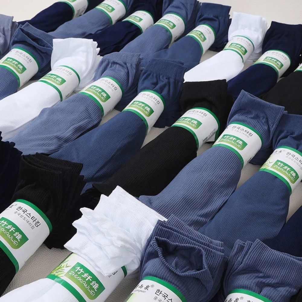 10pairs Casual Breathable Men  - Silk Sock Bamboo のレビューと価格