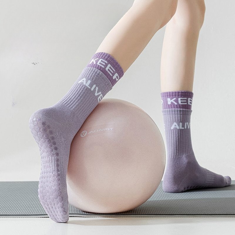 Women's Non-Slip Yoga Socks wi - Grip Sock Yoga のレビューと価格