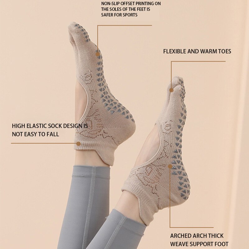Women Yoga Toe Socks High Qual - Grip Sock Yoga のレビューと価格