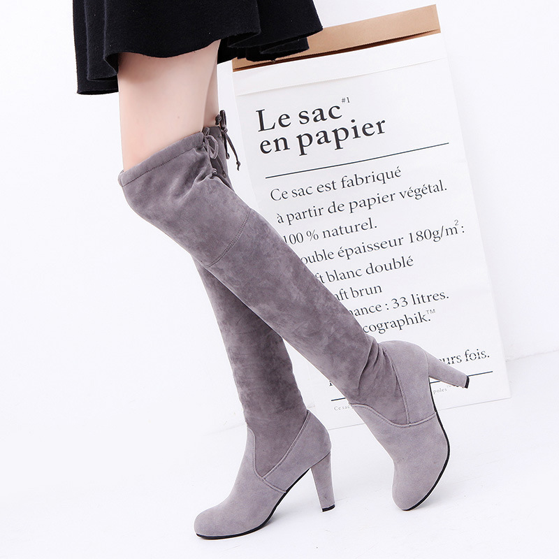 Women's Boots Stretch Fabric O - Knee High Sock Women のレビューと価格
