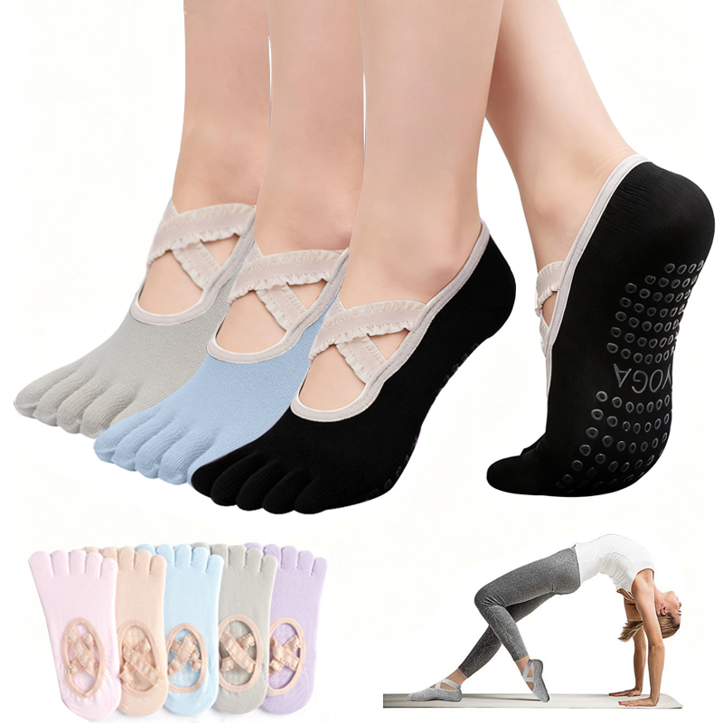 Ladies Non-Slip Pilates Socks  - No Show Sock Women のレビューと価格