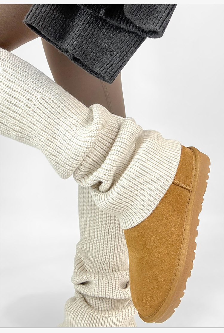 New Women's Leg Warmers Knitte - Boot Sock Slouchy のレビューと価格