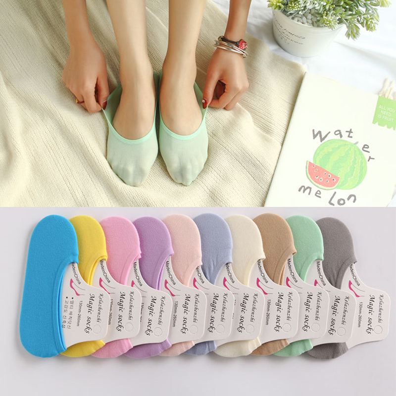 Summer Thin Colorful Girl Invi - Invisibility Sock Loafer のレビューと価格