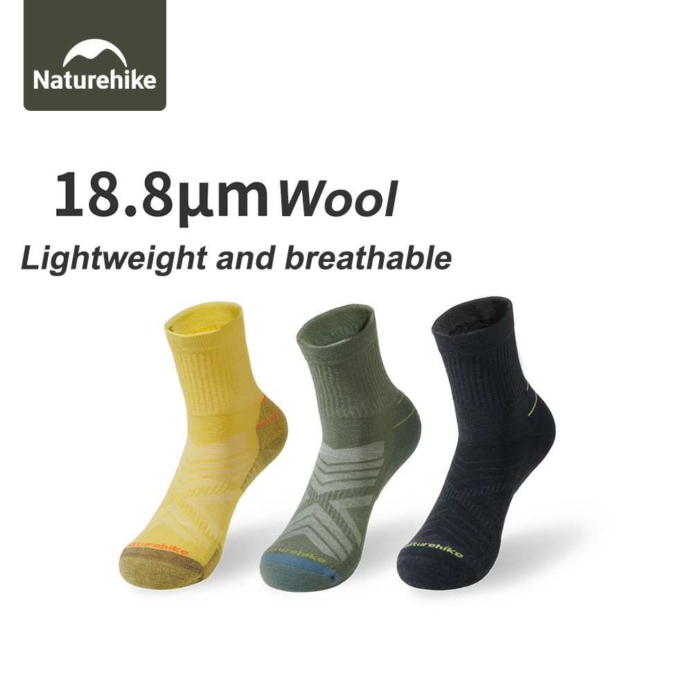 Naturehike Sport Socks Man Soc - Wool Hiking Sock のレビューと価格