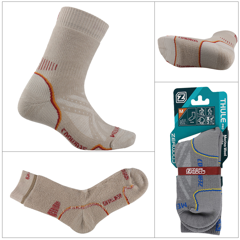 ZEALWOOD Hiking Trekking Men's - Wool Hiking Sock のレビューと価格