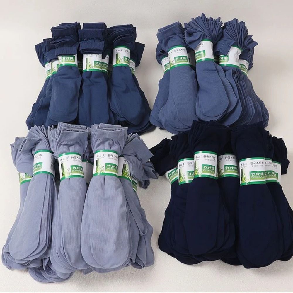 10pairs Men Ice Silk Socks Sum - Silk Sock Bamboo のレビューと価格