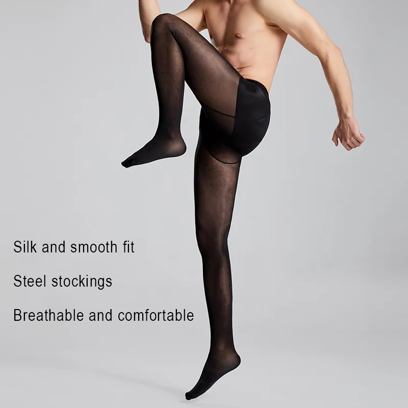 Plus Size Men Sexy Sheer Black - Tights Pantyhose Sheer のレビューと価格