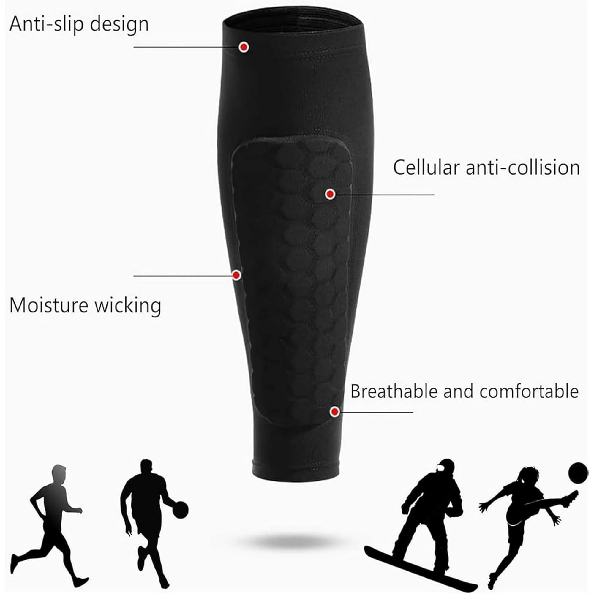 Soccer Shin Guards Shin Guard  - Compression Sleeve Calf のレビューと価格
