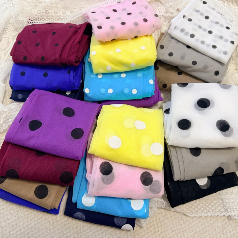 Retro Polka Dot Sheer Tights f - Tights Pantyhose Sheer のレビューと価格