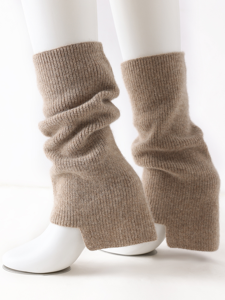 100% Pure Cashmere Leg Warmers - Boot Sock Slouchy のレビューと価格