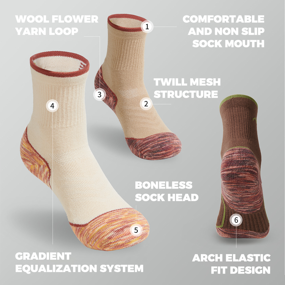 Naturehike Socks Sports Hygros - Wool Hiking Sock のレビューと価格