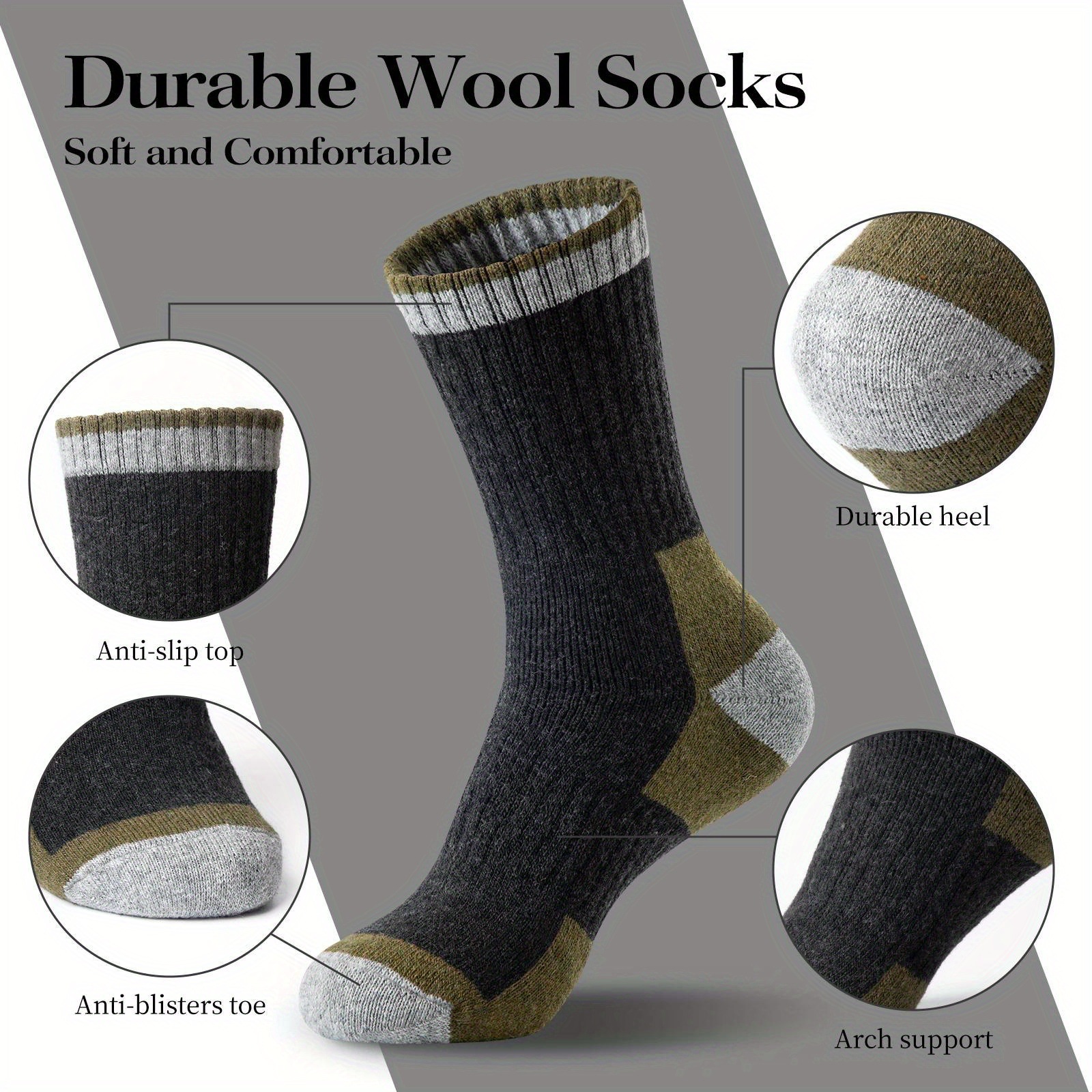Winter Merino Wool Socks Thick - Thermal Sock Winter のレビューと価格
