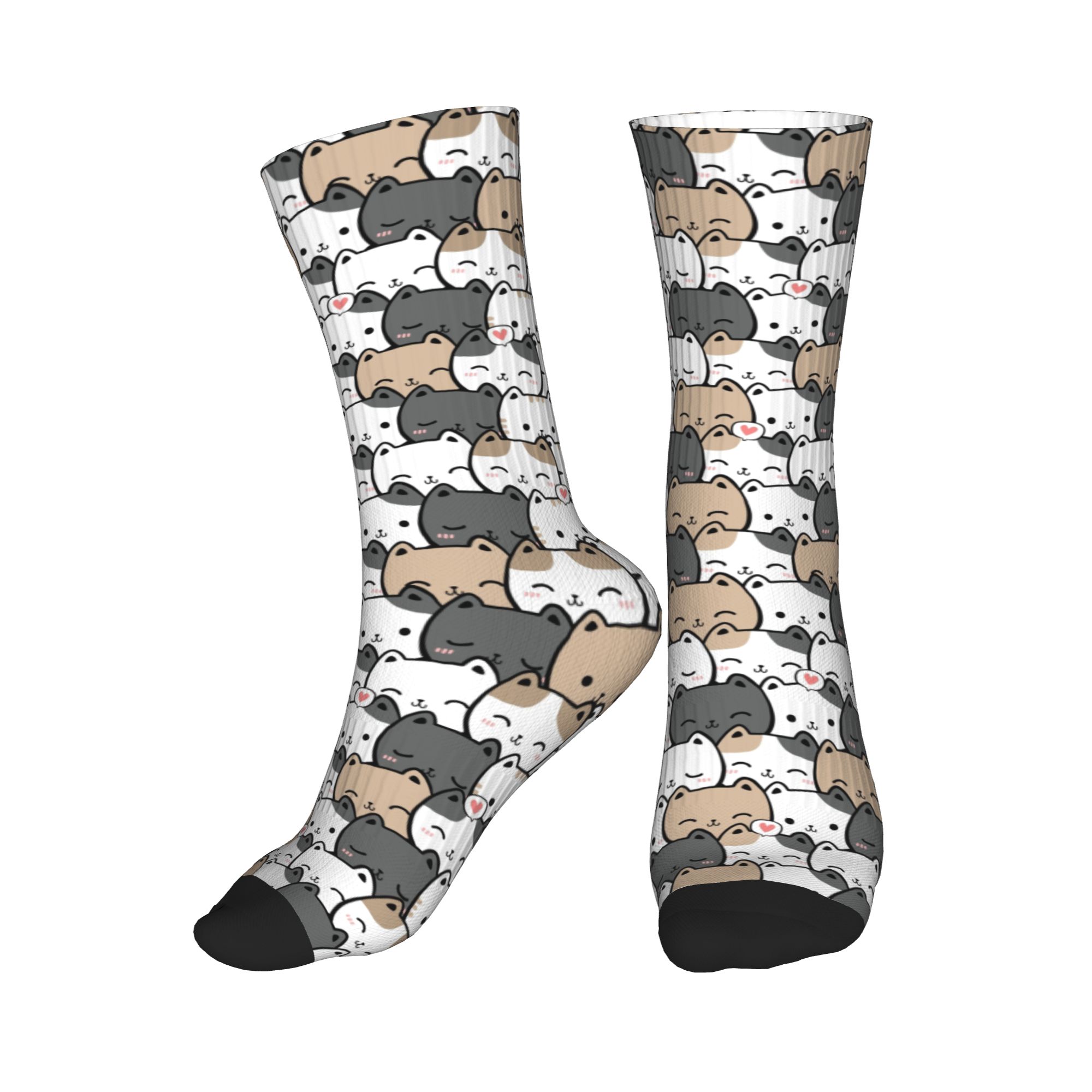 Funny Mens Cute Kitten Cat Doo - Dress Sock Men のレビューと価格