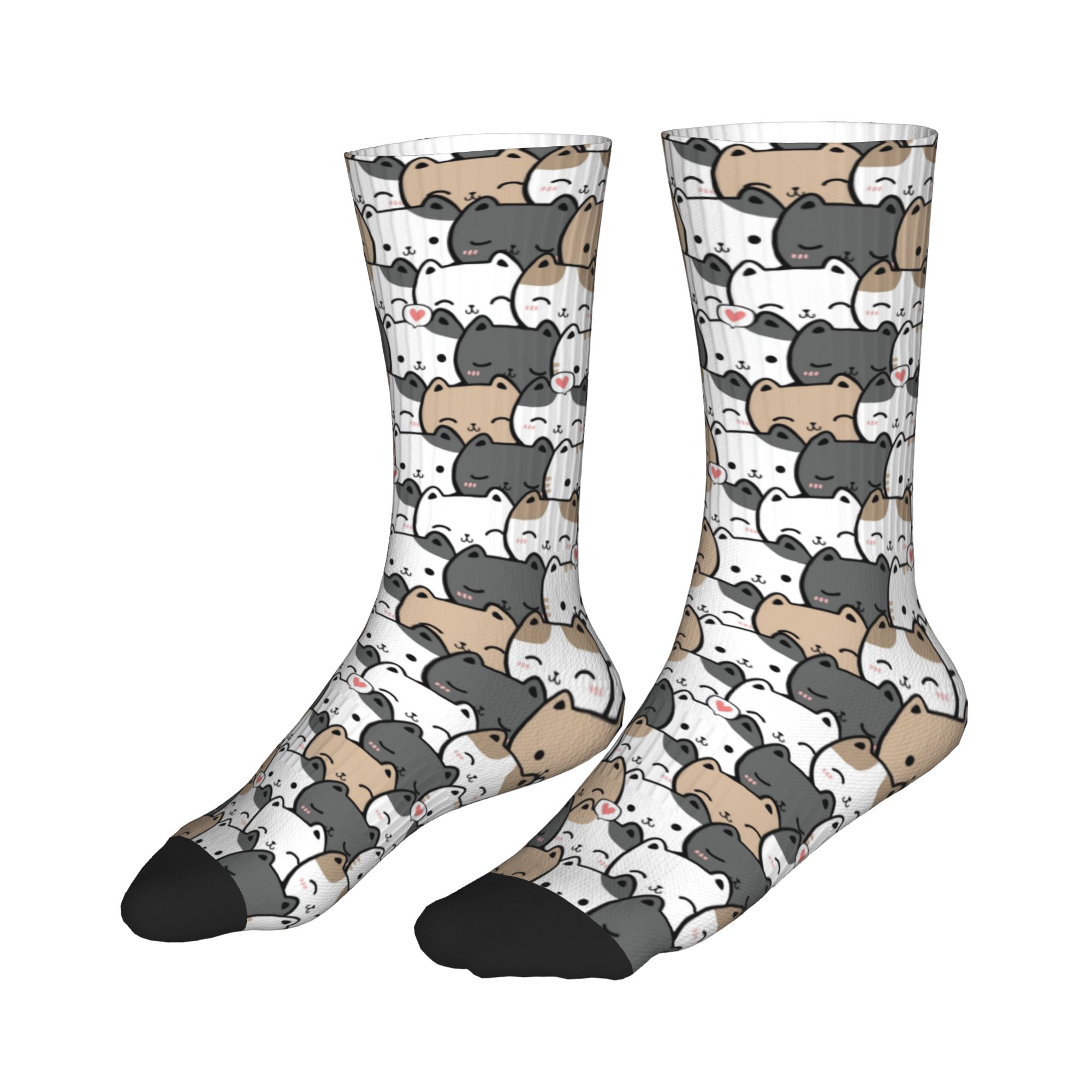 Funny Mens Cute Kitten Cat Doo - Dress Sock Men のレビューと価格