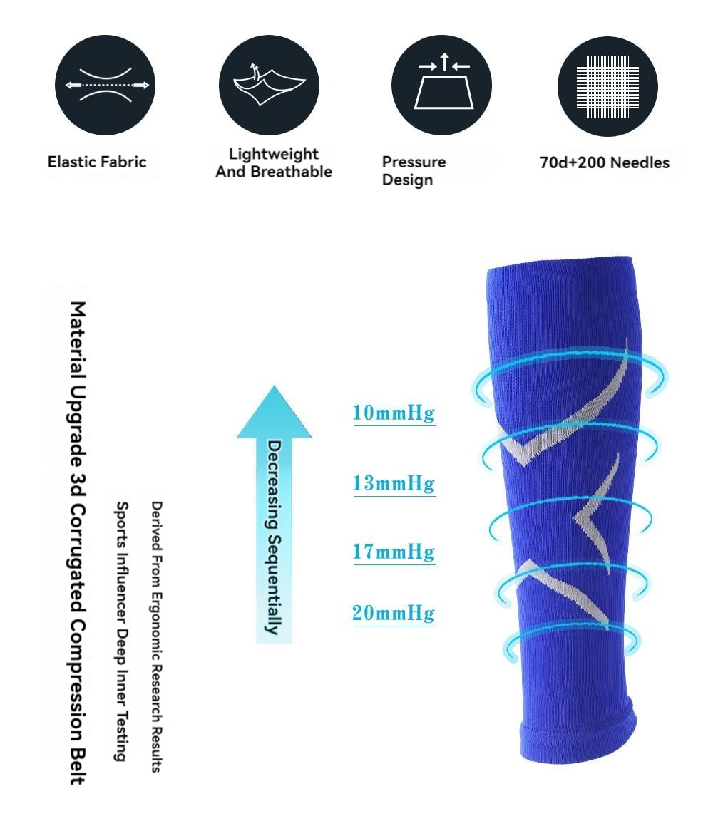 1Pairs Unisex Sports Leg Cover - Compression Sleeve Calf のレビューと価格