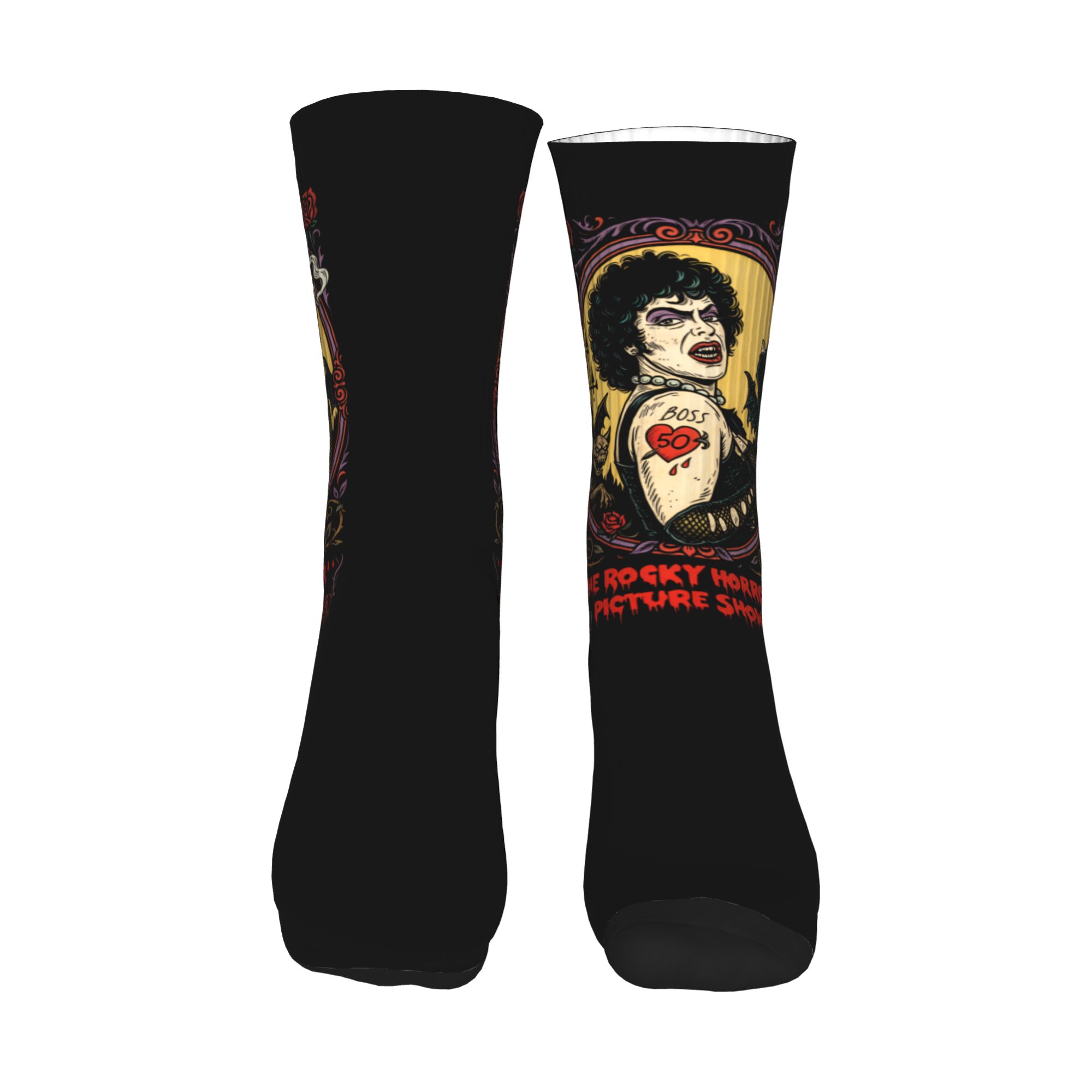 Fun Printed The Rockys Horror  - No Show Sock Women のレビューと価格