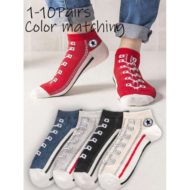 5/10 Pairs Multi-Color Breatha - Ankle Sock Low Cut のレビューと価格
