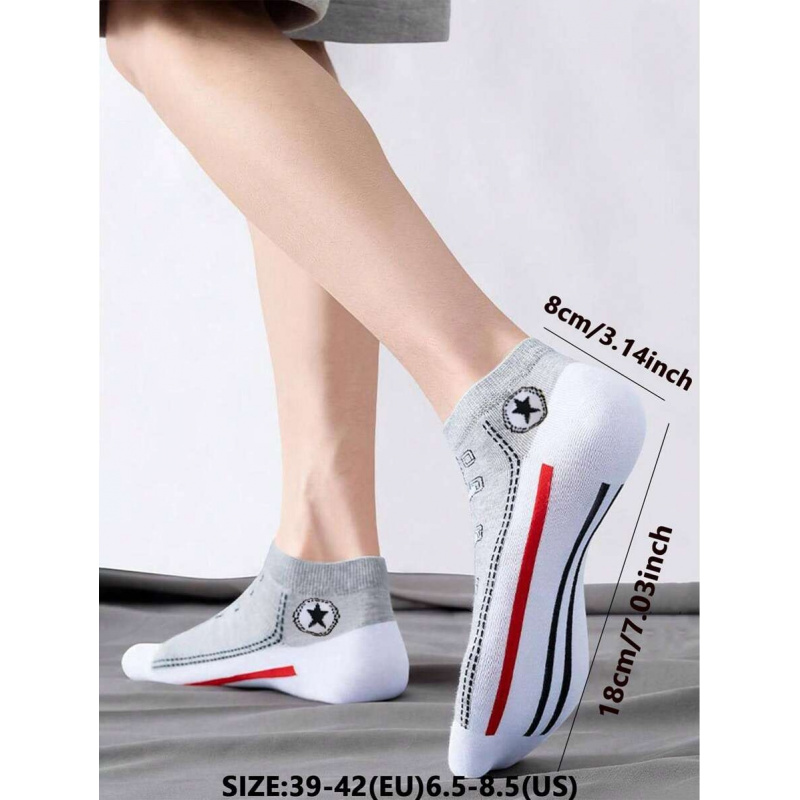 5/10 Pairs Multi-Color Breatha - Ankle Sock Low Cut のレビューと価格