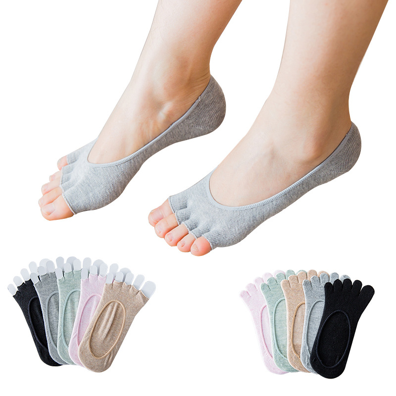Ladies Open Toe Invisible Five - Invisibility Sock Loafer のレビューと価格